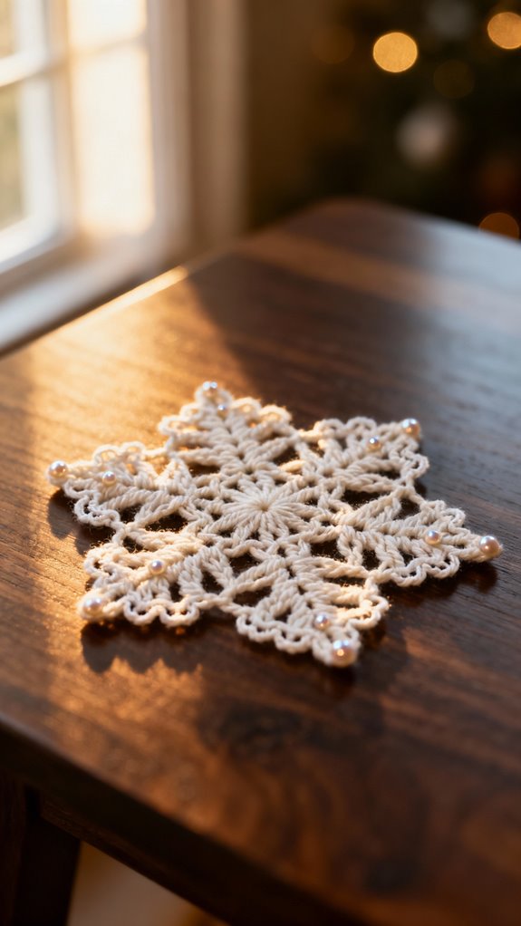 lace snowflake crochet pattern