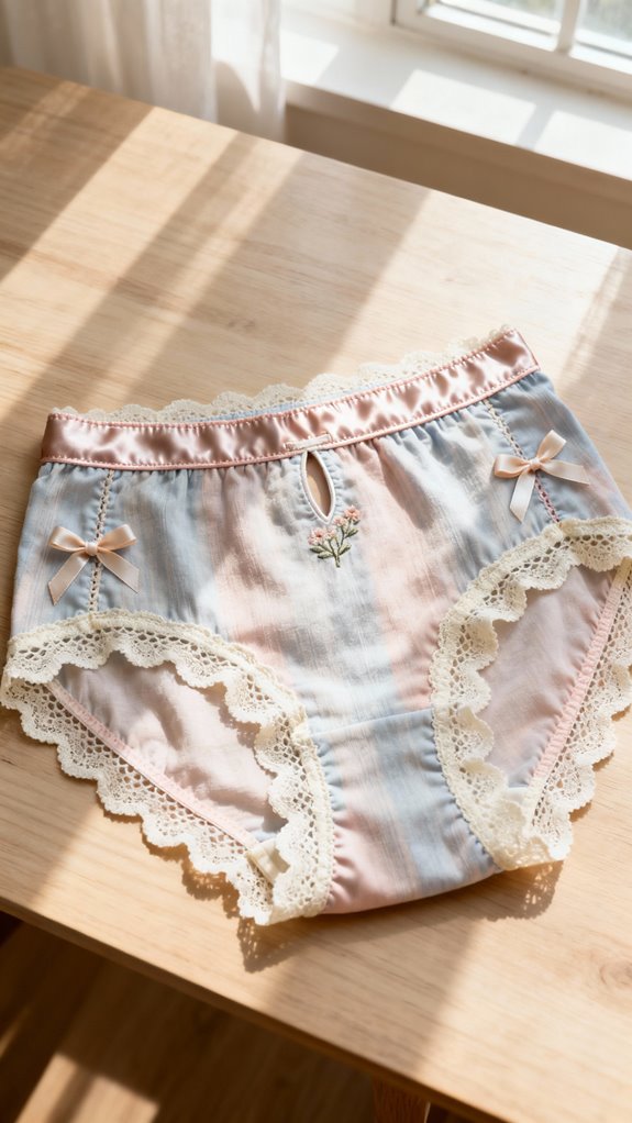 lace trimmed boxer shorts project