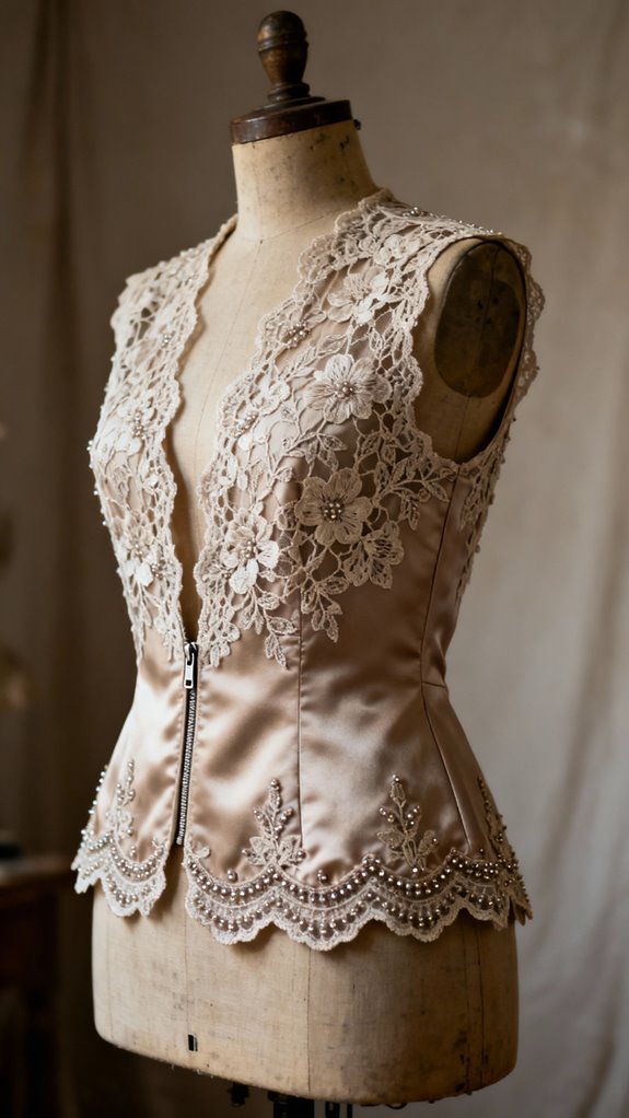 lace vest sewing tutorial