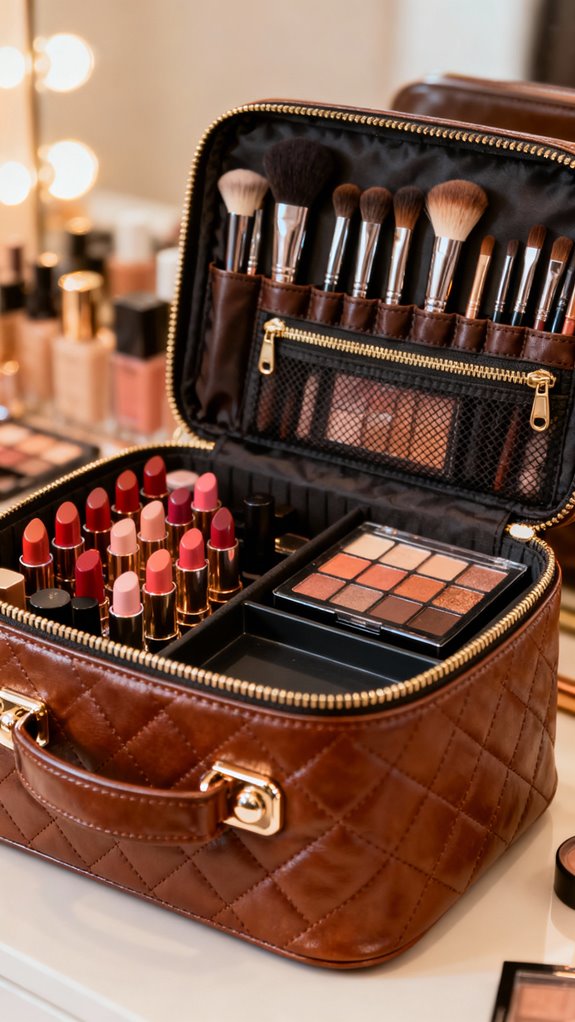 large capacity makeup bag