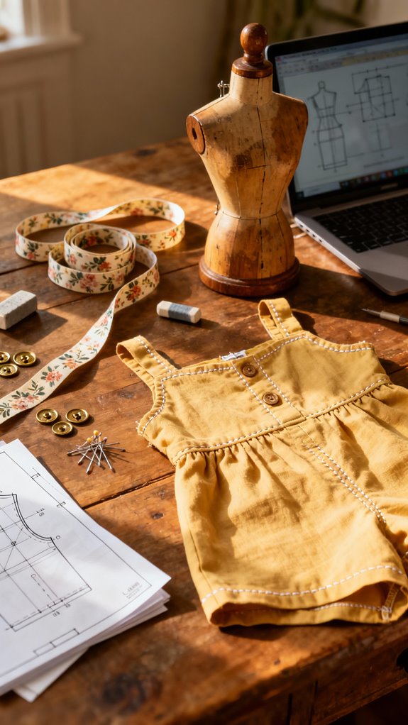 lark romper beginner sewing pattern