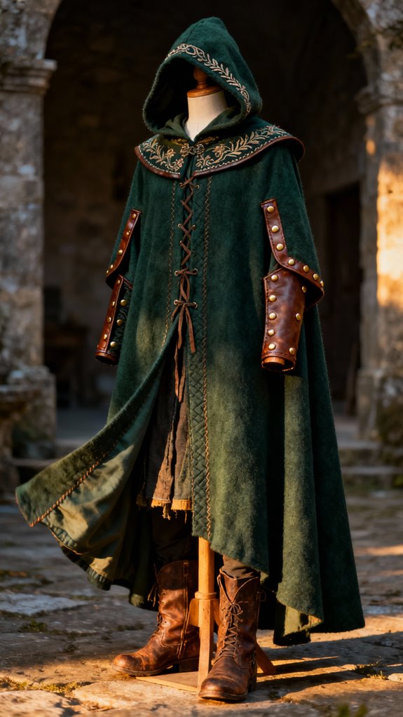 larp cloak with arm openings