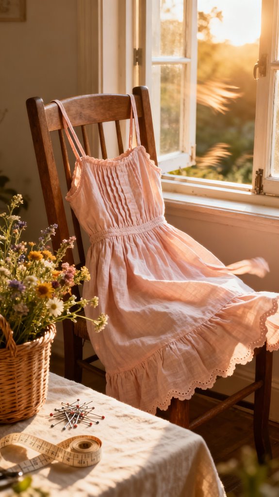 lightweight cotton babydoll dress