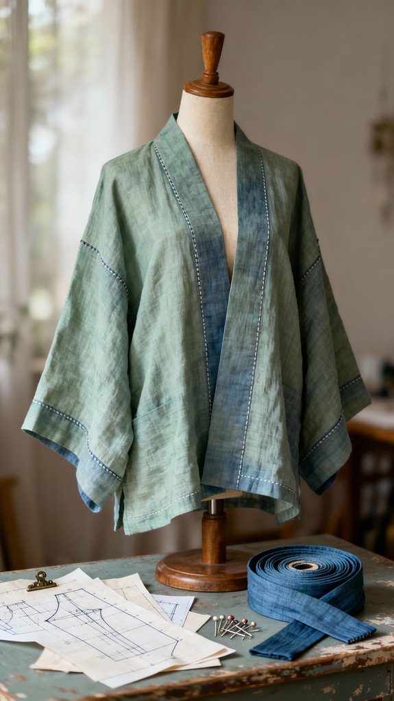 lightweight everyday kimono jacket