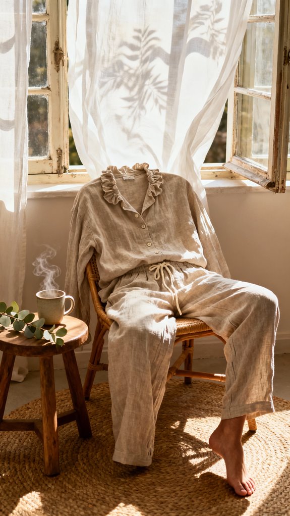linen pajamas for comfort