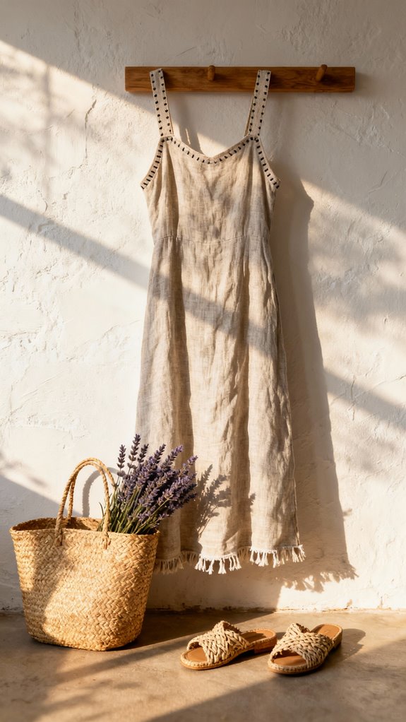 linen slip dress versatility