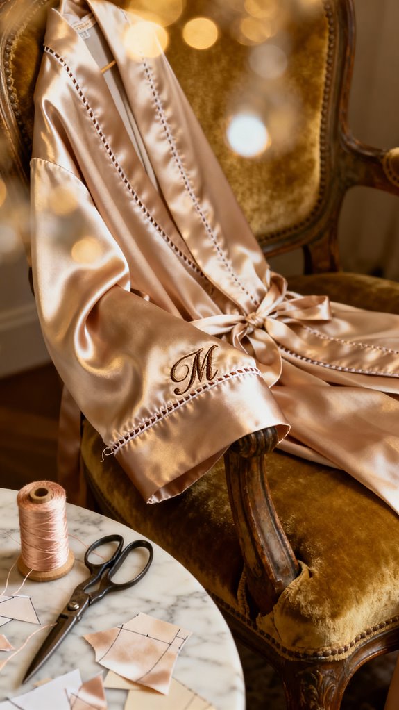 luxurious silk robe craftsmanship