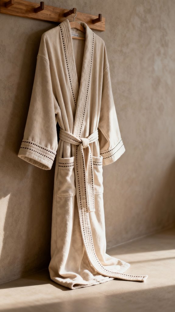luxurious spa robe design