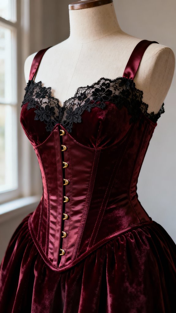 luxurious vintage lace corset