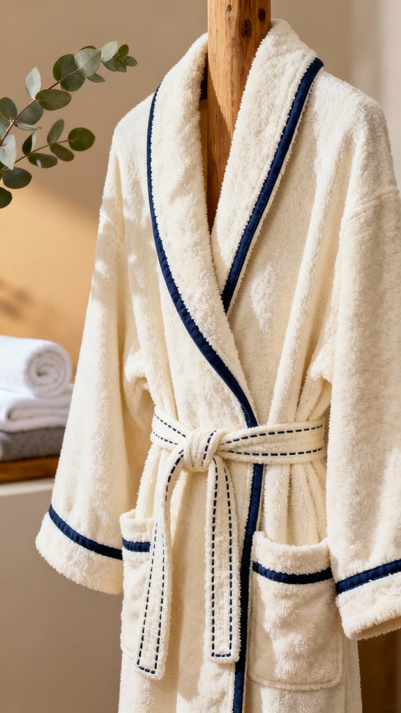 luxury terrycloth spa robe