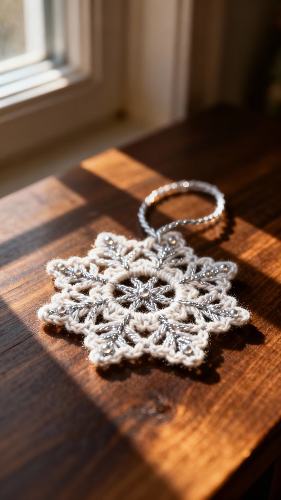 magic ring snowflake technique