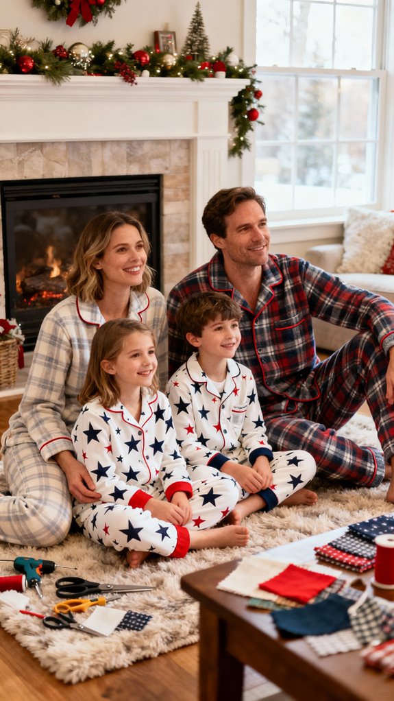 matching family holiday pajamas