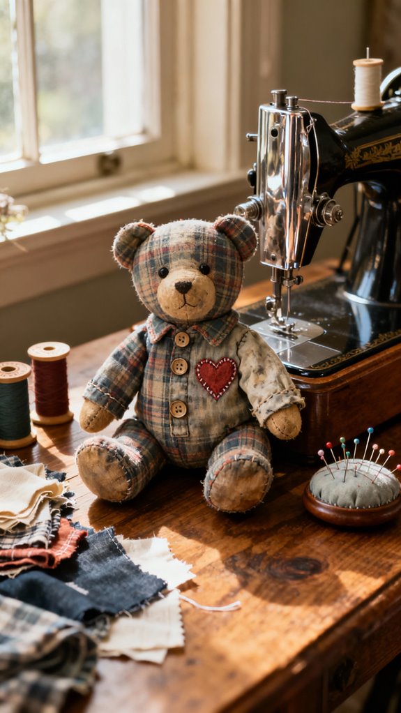 memory bear sewing process