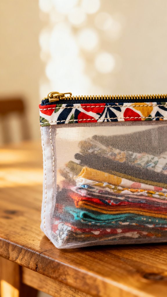 mesh pouch for organization