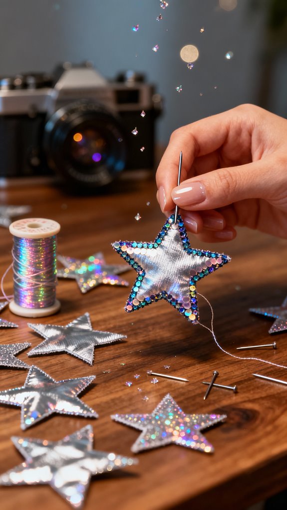 metallic star project ideas