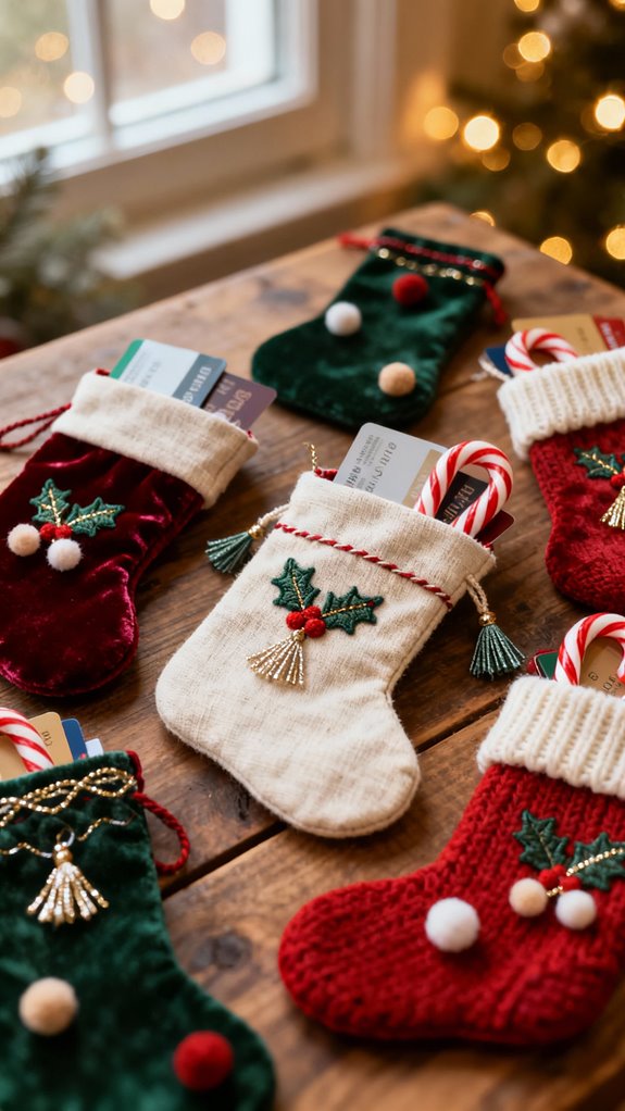 mini stockings for gifts