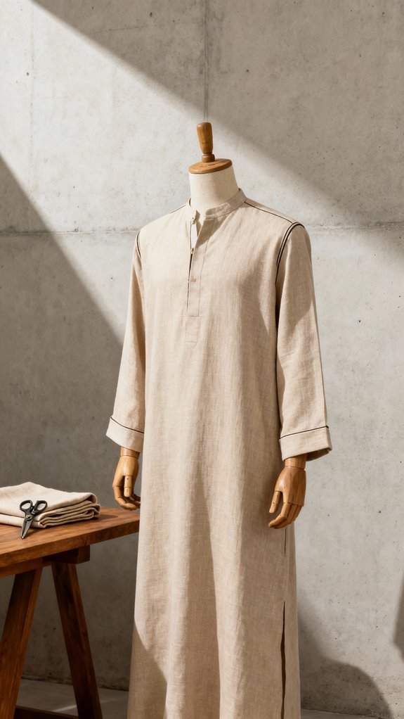 minimalist men s caftan sewing