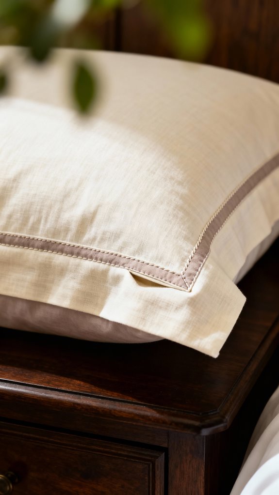mitered corner pillowcase tutorial