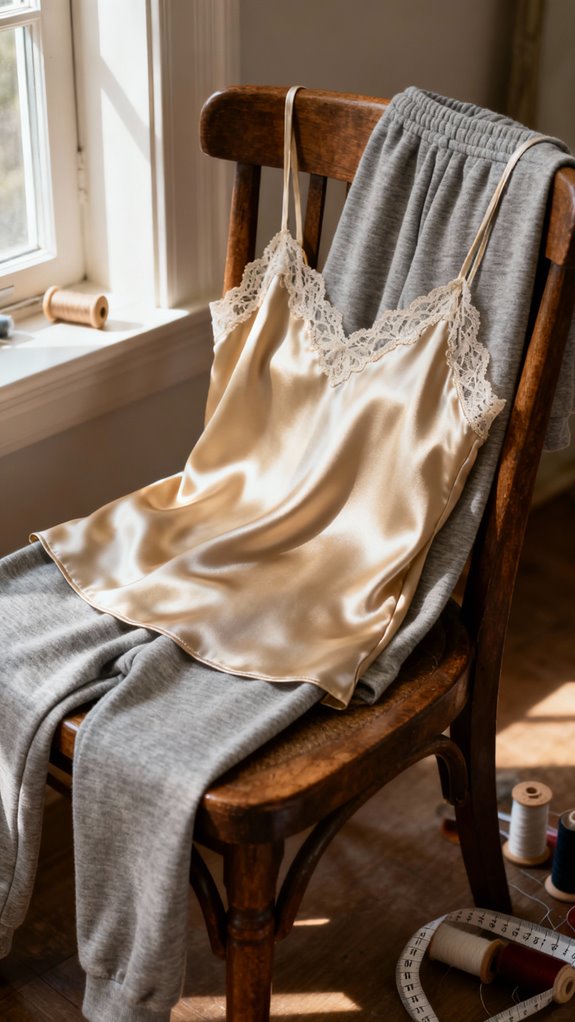 mixed fabric pajama craftsmanship