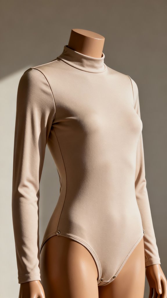 mock neck bodysuit sewing