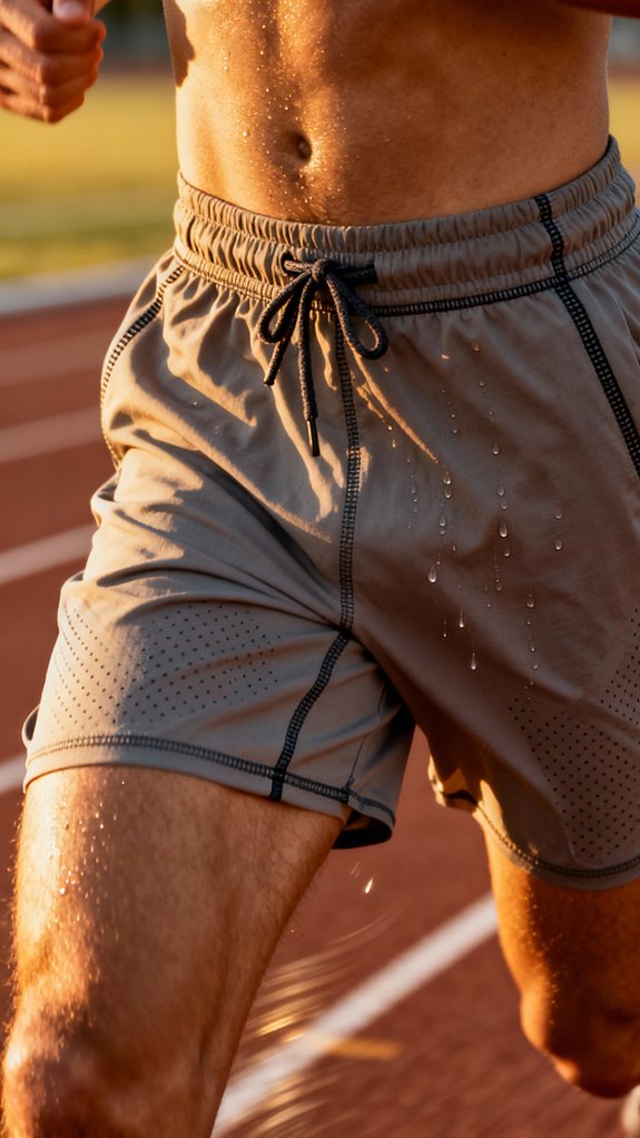 moisture wicking athletic shorts