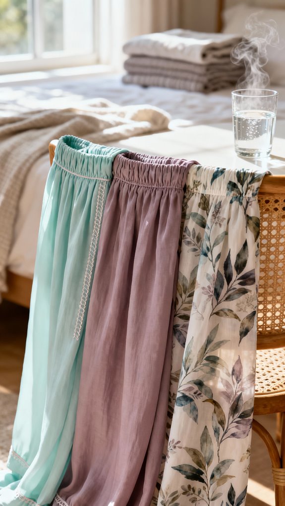moisture wicking rayon pajama pants