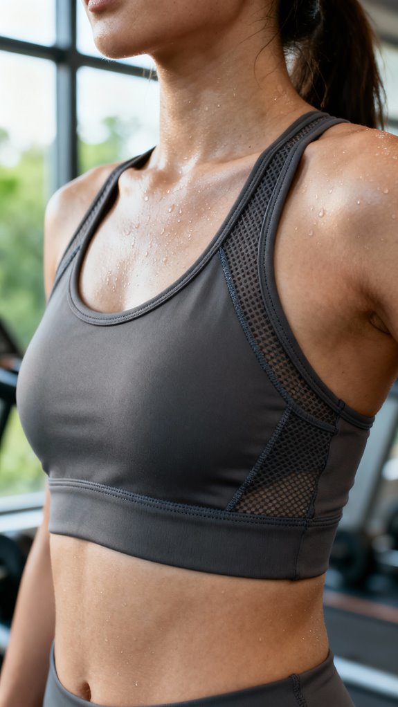 moisture wicking sports bralette benefits