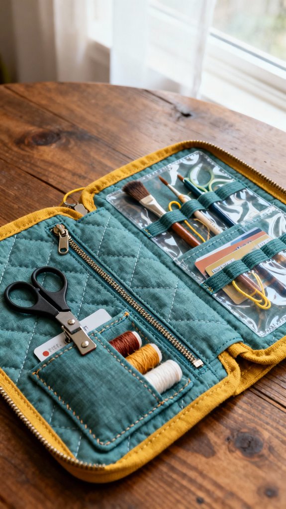 multi compartment craft organizer