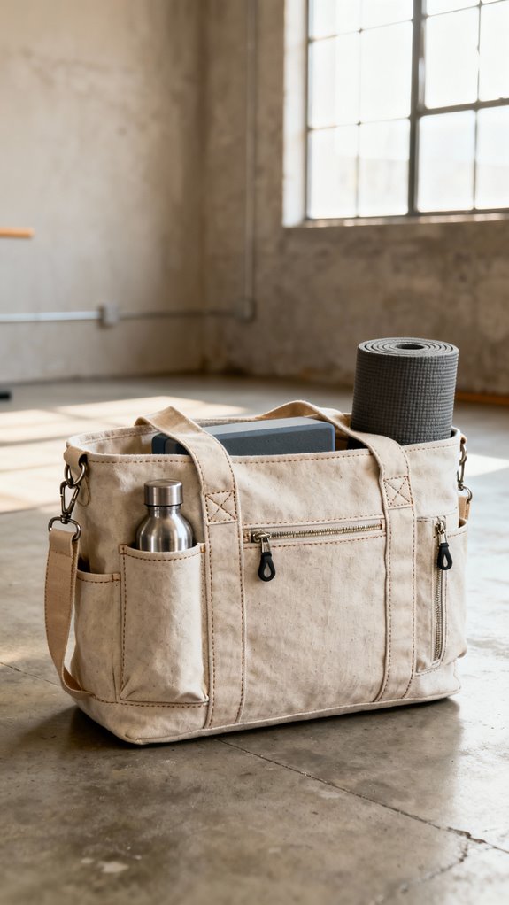 multi pocket yoga bag design