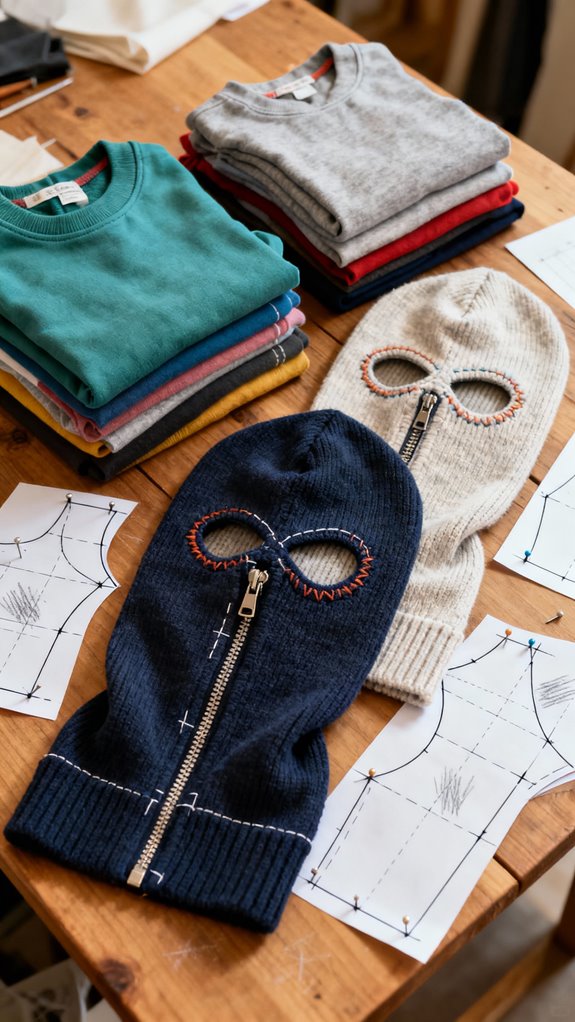 multi size balaclava customization