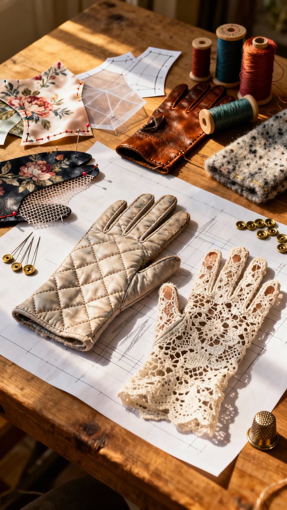 multi style glove sewing patterns