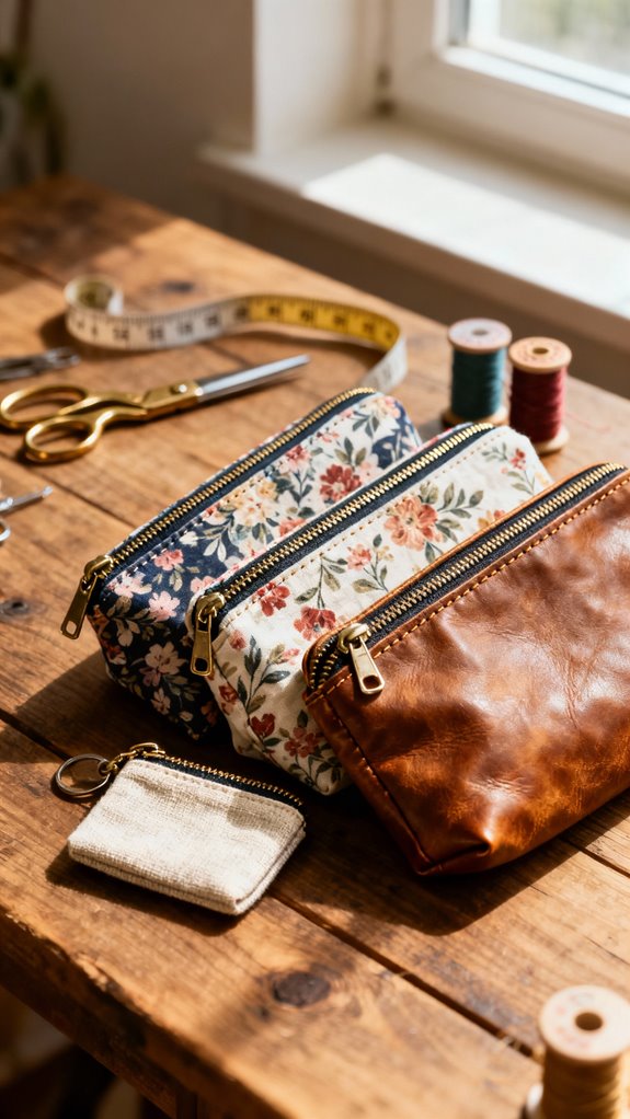 multisize zipper pouch patterns