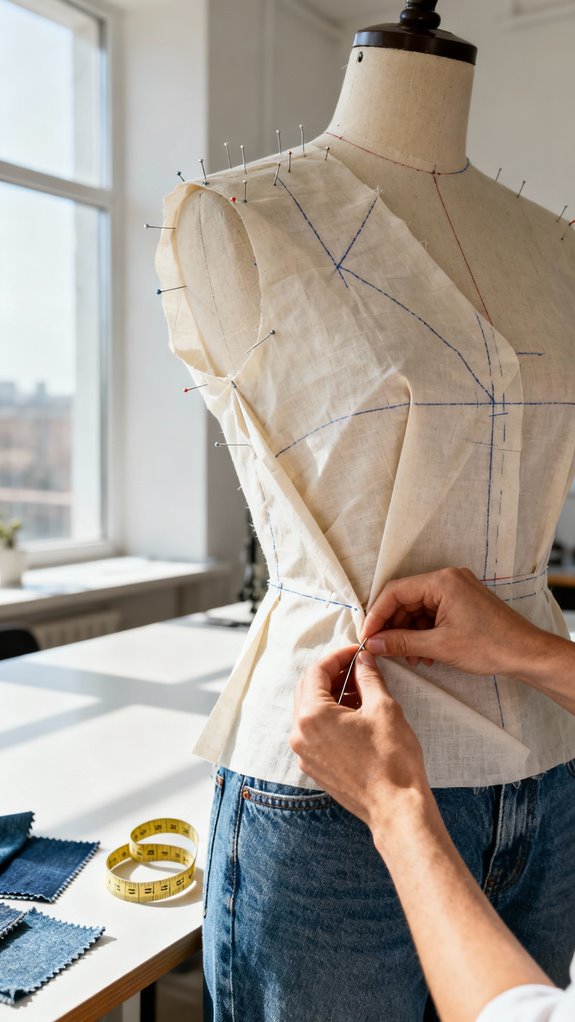 muslin test garment adjustments