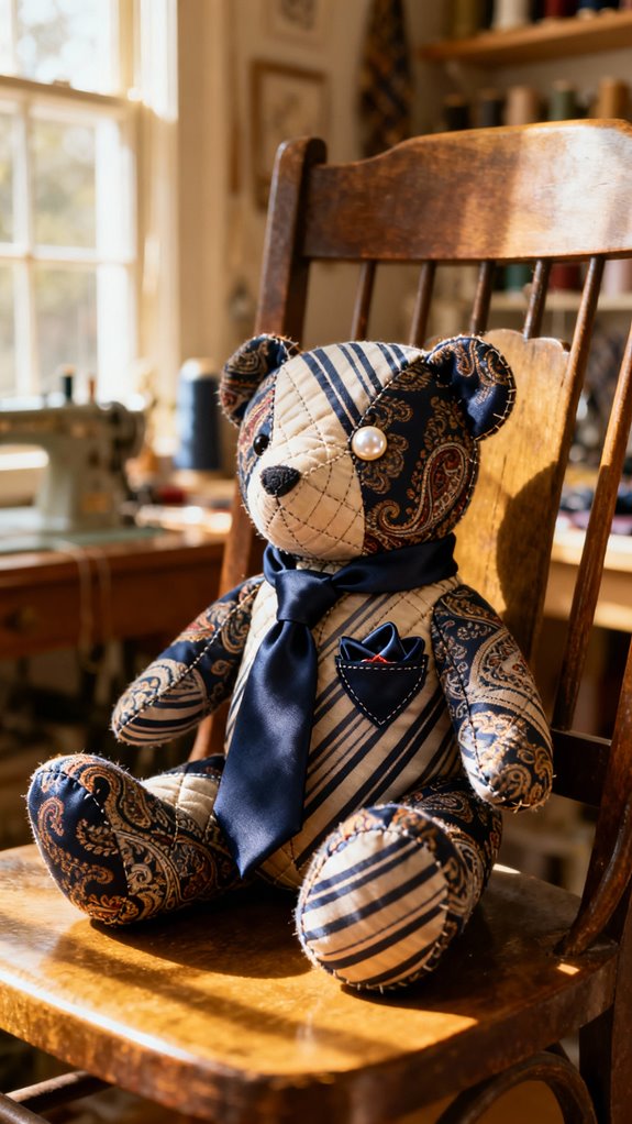 necktie memory bear creation