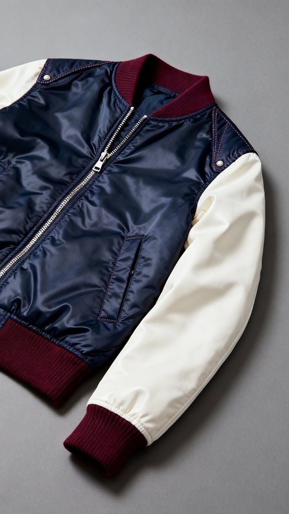 nylon bomber jacket construction