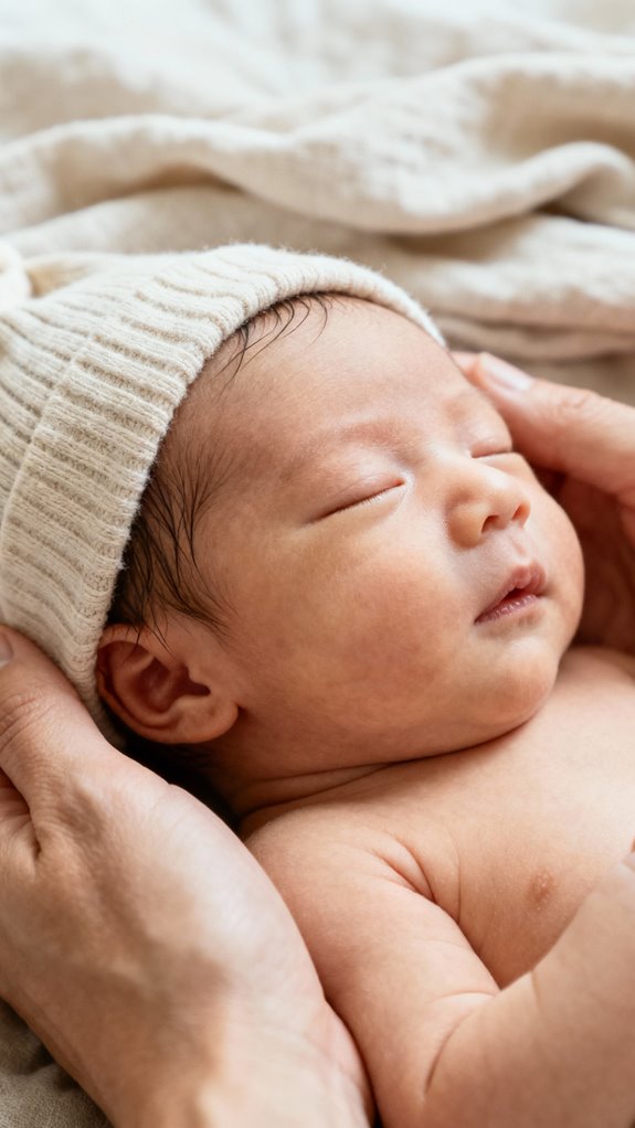 organic cotton baby beanie