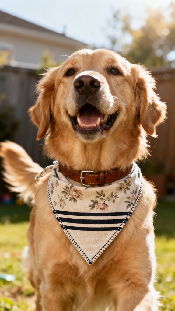 over the collar dog bandana