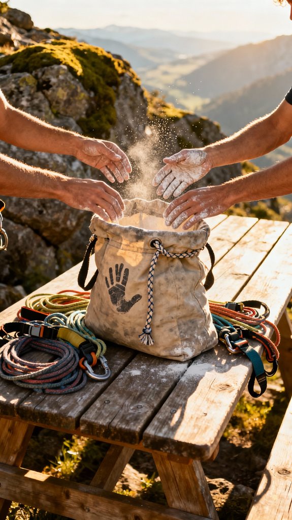 oversized communal chalk bucket