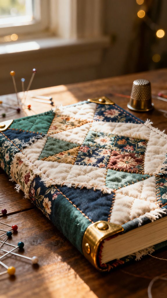 patchwork book cover techniques