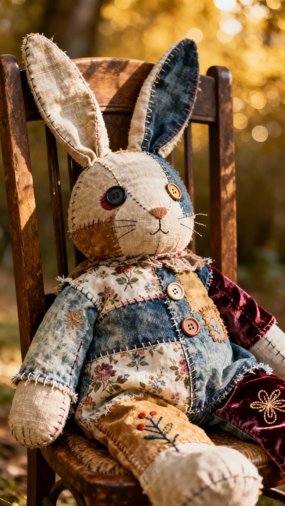 patchwork bunny crafting guide