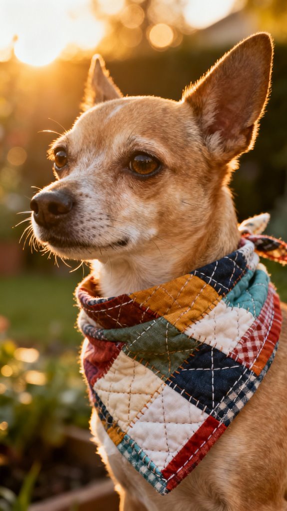 patchwork dog bandanas tutorial