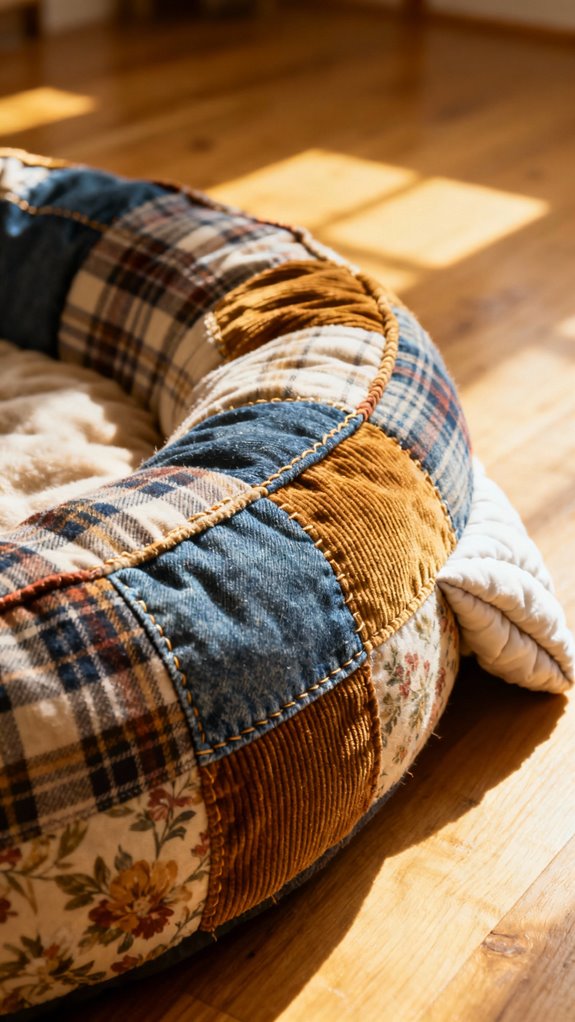 patchwork dog bed instructions