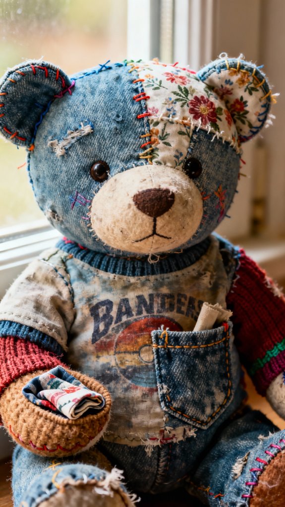 patchwork memory bear creation