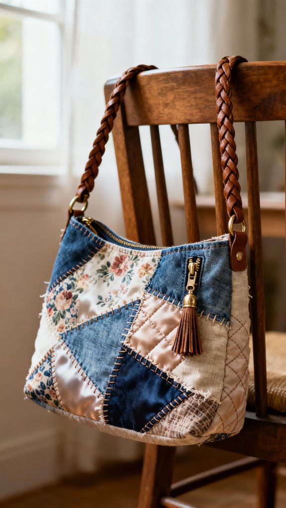 patchwork shoulder bag tutorial