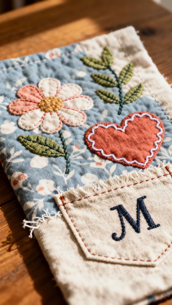 personalized appliqu tote design