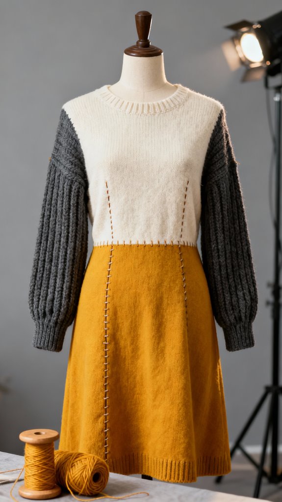personalized color blocked dresses