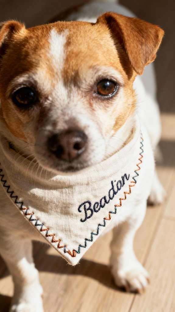 personalized dog bandana project