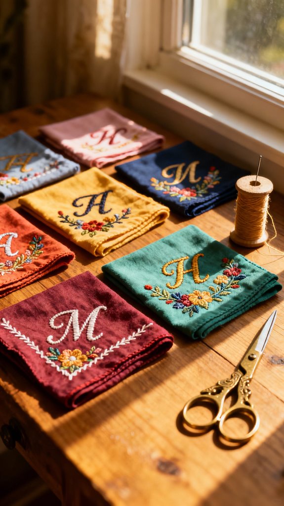 personalized embroidered bandana gift