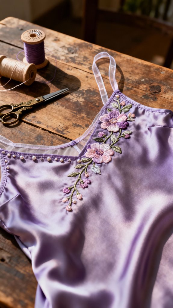personalized embroidered camisole design