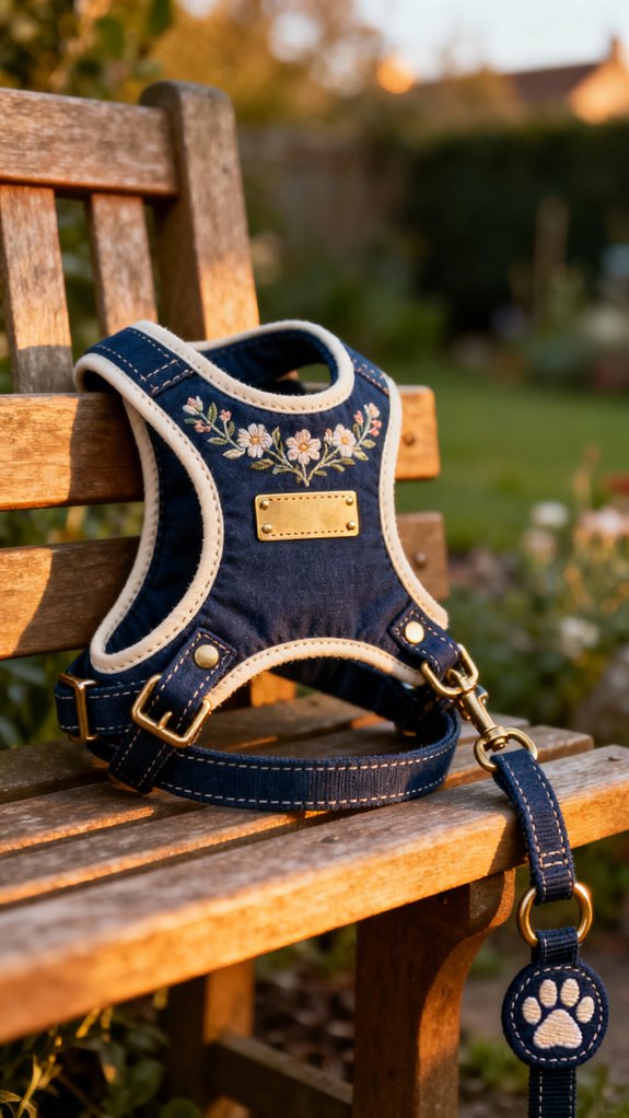 personalized embroidered dog harness
